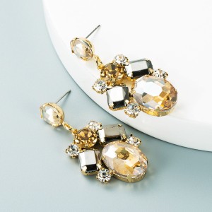 Fashion Jewelry Rhinestone Earrings For Women YWHME-736 