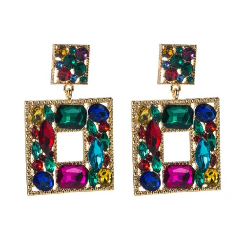 Fashion Jewelry Rhinestone Earrings For Women YWHME-737