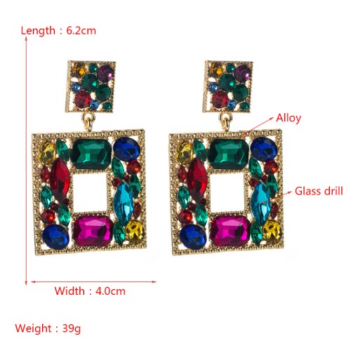 Fashion Jewelry Rhinestone Earrings For Women YWHME-737