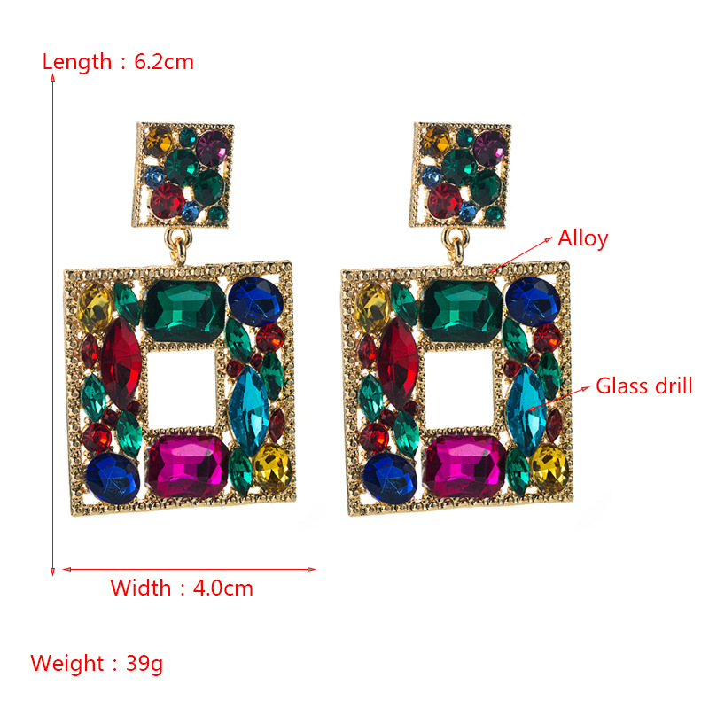 Fashion Jewelry Rhinestone Earrings For Women YWHME-737 