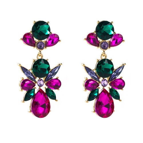 Fashion Jewelry Rhinestone Earrings For Women YWHME-738