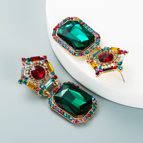 Fashion Jewelry Rhinestone Earrings For Women YWHME-739