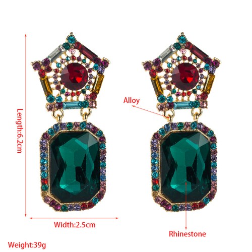 Fashion Jewelry Rhinestone Earrings For Women YWHME-739