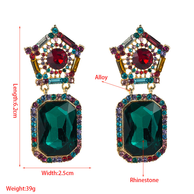 Fashion Jewelry Rhinestone Earrings For Women YWHME-739 