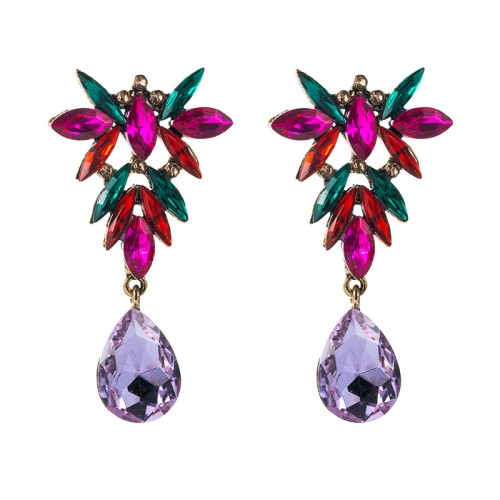 Fashion Jewelry Rhinestone Earrings For Women YWHME-740