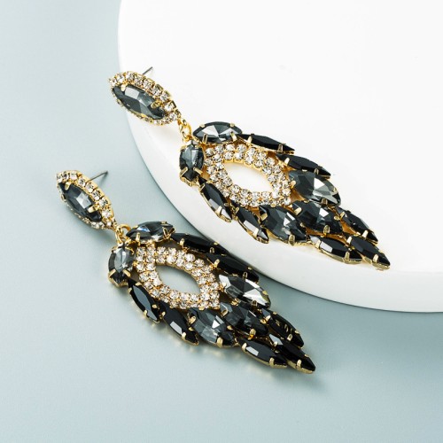 Fashion Jewelry Rhinestone Earrings For Women YWHME-741