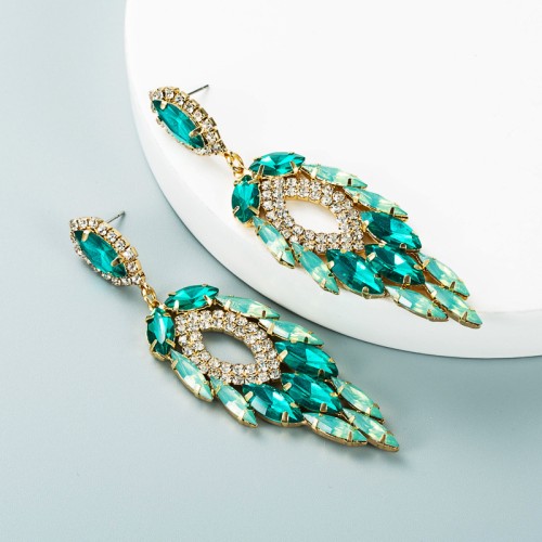 Fashion Jewelry Rhinestone Earrings For Women YWHME-741