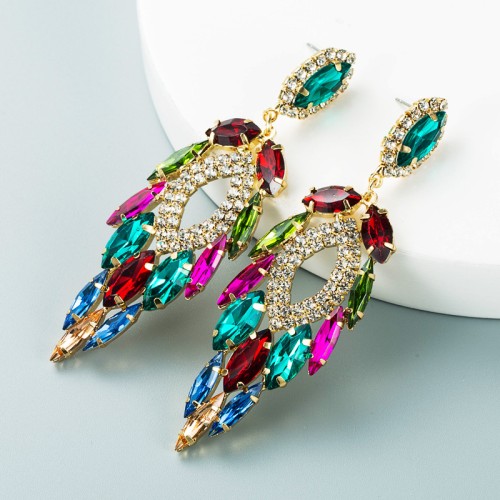 Fashion Jewelry Rhinestone Earrings For Women YWHME-741