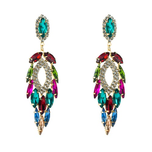 Fashion Jewelry Rhinestone Earrings For Women YWHME-741