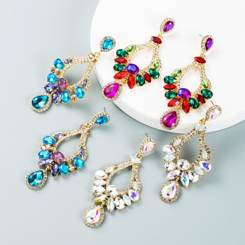 Fashion Jewelry Rhinestone Earrings For Women YWHME-742