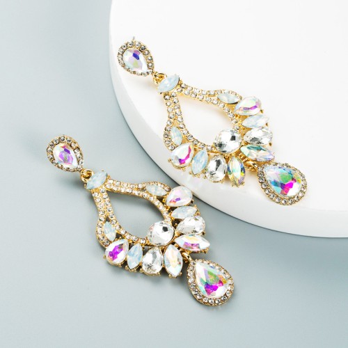 Fashion Jewelry Rhinestone Earrings For Women YWHME-742