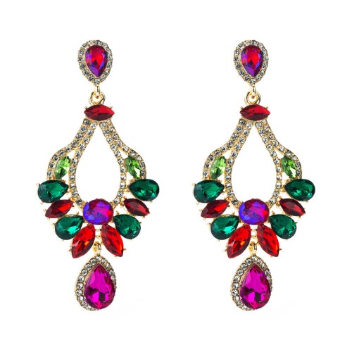 Fashion Jewelry Rhinestone Earrings For Women YWHME-742