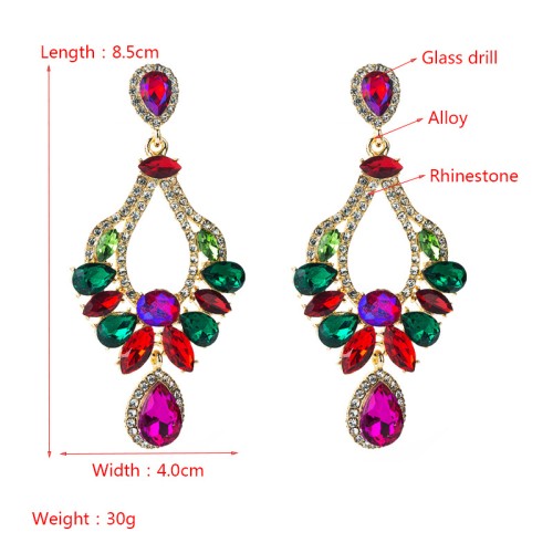 Fashion Jewelry Rhinestone Earrings For Women YWHME-742