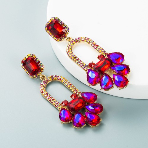 Fashion Jewelry Rhinestone Earrings For Women YWHME-743