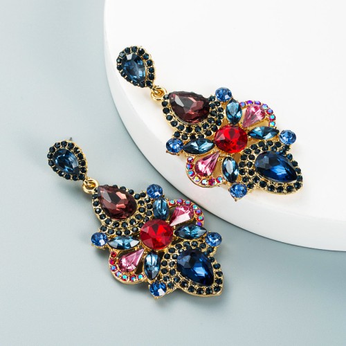 Fashion Jewelry Rhinestone Earrings For Women YWHME-744