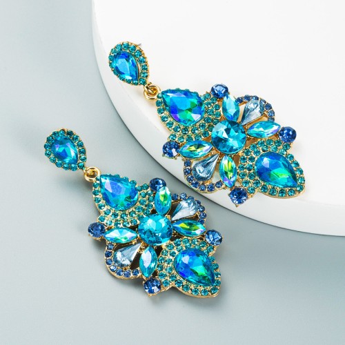 Fashion Jewelry Rhinestone Earrings For Women YWHME-744