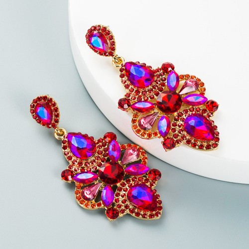 Fashion Jewelry Rhinestone Earrings For Women YWHME-744