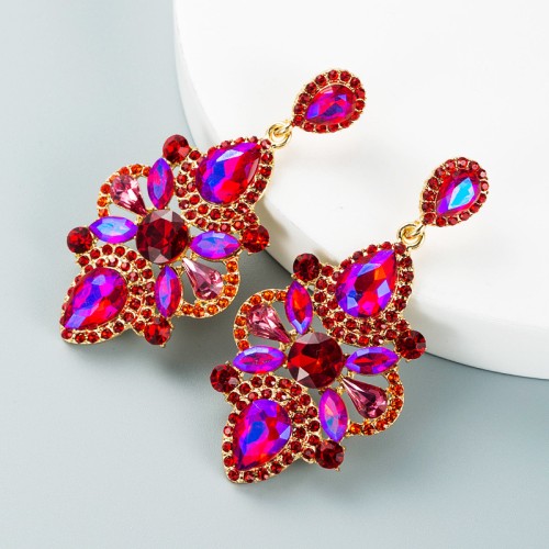 Fashion Jewelry Rhinestone Earrings For Women YWHME-744