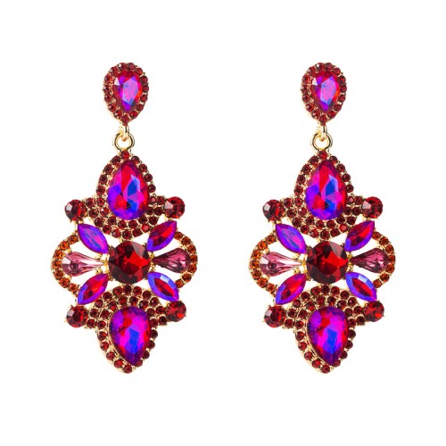 Fashion Jewelry Rhinestone Earrings For Women YWHME-744