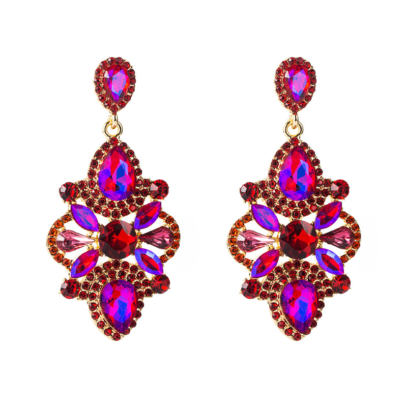 Fashion Jewelry Rhinestone Earrings For Women YWHME-744 