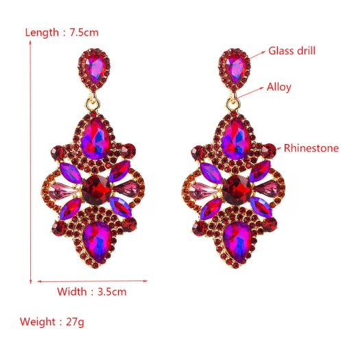 Fashion Jewelry Rhinestone Earrings For Women YWHME-744