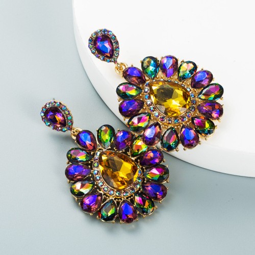 Fashion Jewelry Rhinestone Earrings For Women YWHME-745