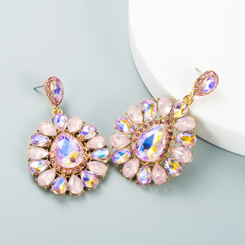 Fashion Jewelry Rhinestone Earrings For Women YWHME-745