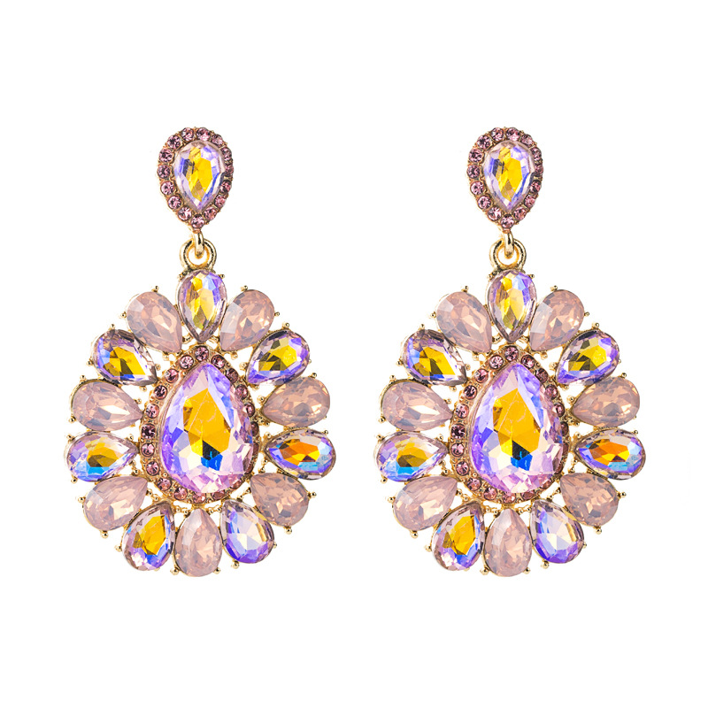 Fashion Jewelry Rhinestone Earrings For Women YWHME-745 