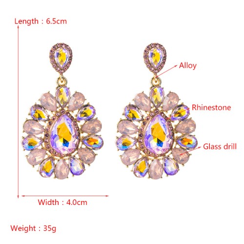 Fashion Jewelry Rhinestone Earrings For Women YWHME-745