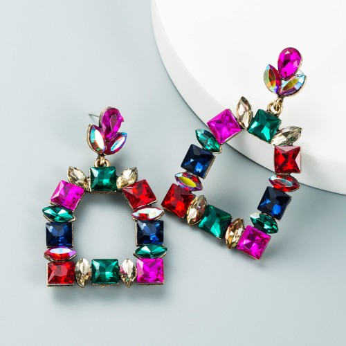 Fashion Jewelry Rhinestone Earrings For Women YWHME-746