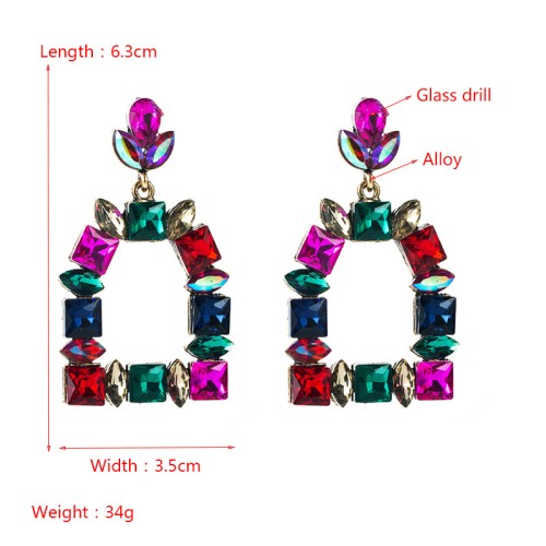 Fashion Jewelry Rhinestone Earrings For Women YWHME-746