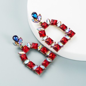 Fashion Jewelry Rhinestone Earrings For Women YWHME-746 