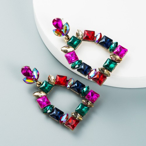 Fashion Jewelry Rhinestone Earrings For Women YWHME-746