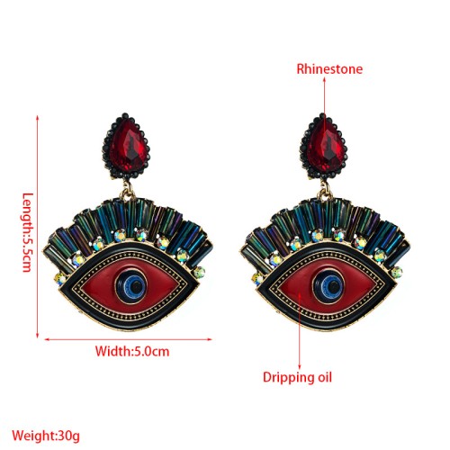 Fashion Jewelry Rhinestone Earrings For Women YWHME-747