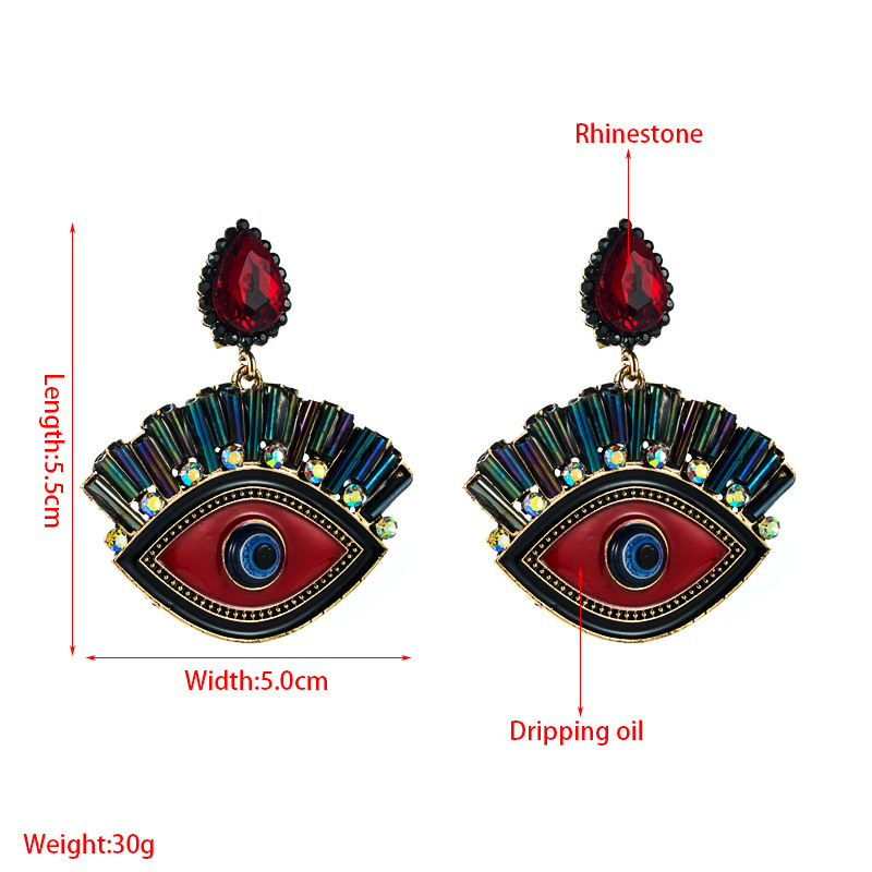 Fashion Jewelry Rhinestone Earrings For Women YWHME-747 