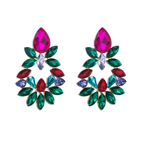 Fashion Jewelry Rhinestone Earrings For Women YWHME-748