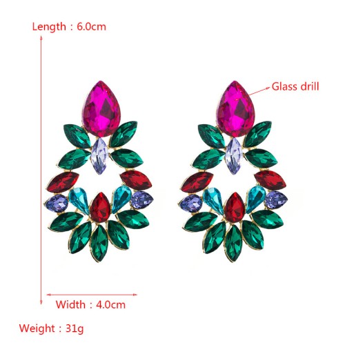 Fashion Jewelry Rhinestone Earrings For Women YWHME-748