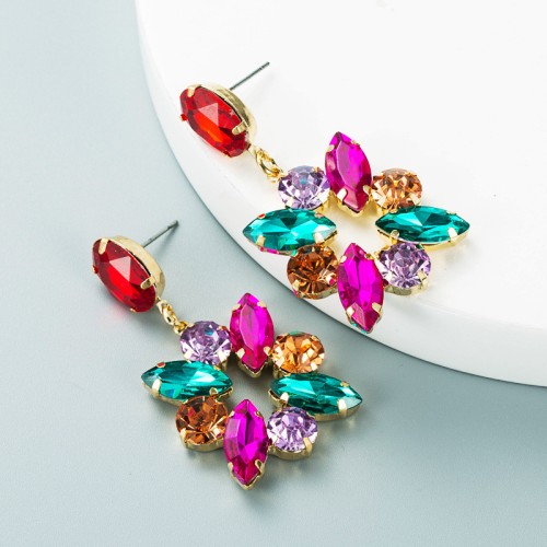 Fashion Jewelry Rhinestone Earrings For Women YWHME-749