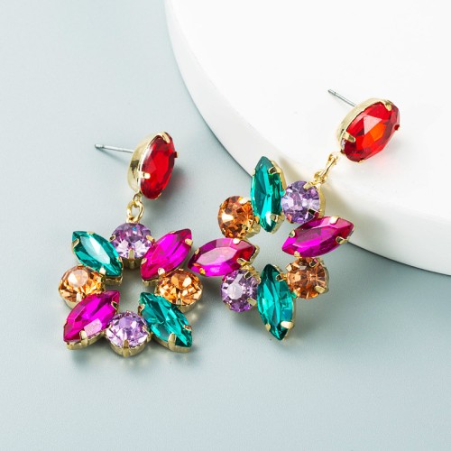 Fashion Jewelry Rhinestone Earrings For Women YWHME-749