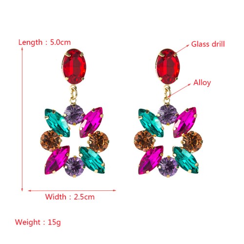 Fashion Jewelry Rhinestone Earrings For Women YWHME-749