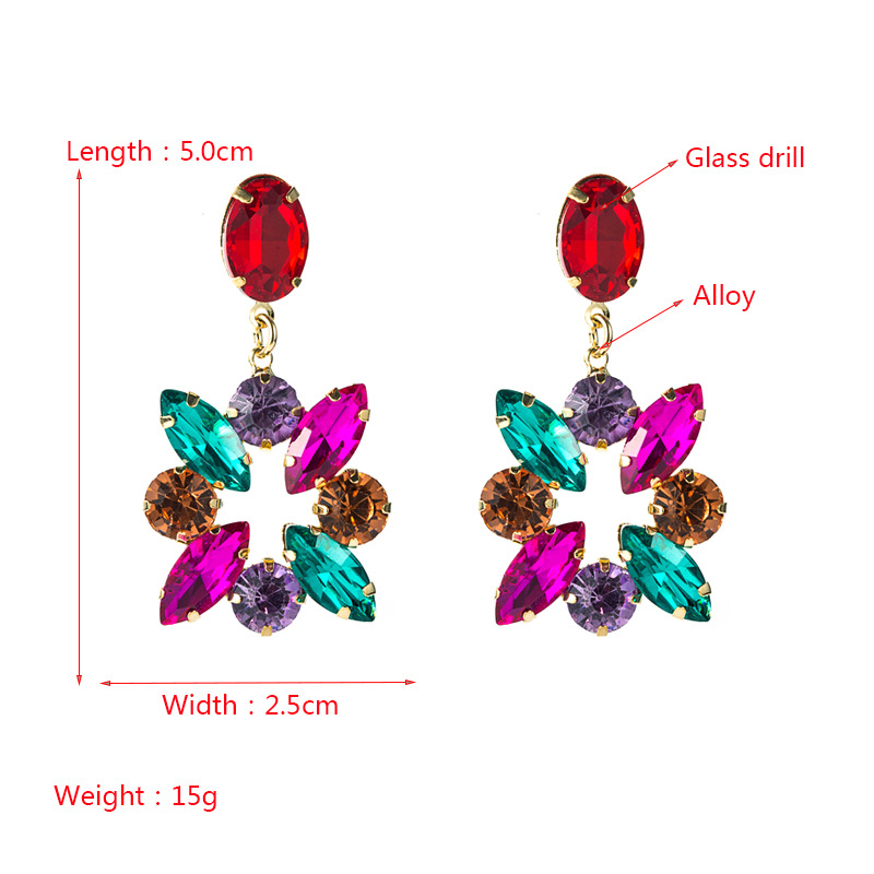 Fashion Jewelry Rhinestone Earrings For Women YWHME-749 