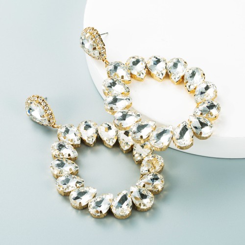 Fashion Jewelry Rhinestone Earrings For Women YWHME-750