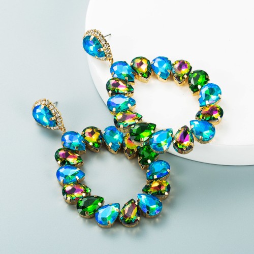 Fashion Jewelry Rhinestone Earrings For Women YWHME-750