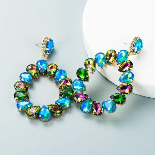 Fashion Jewelry Rhinestone Earrings For Women YWHME-750