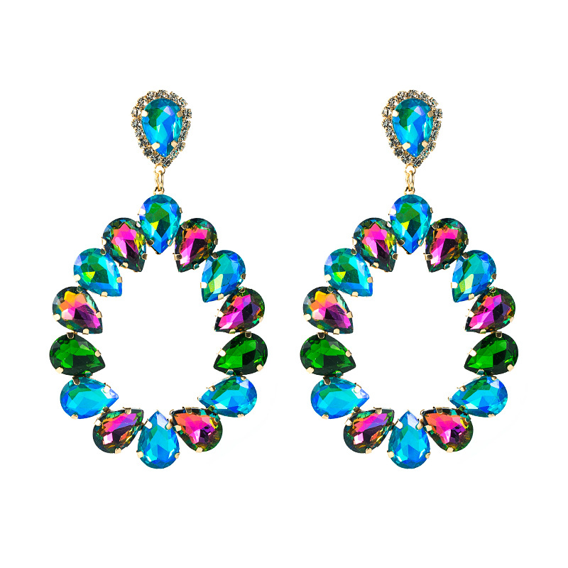 Fashion Jewelry Rhinestone Earrings For Women YWHME-750 