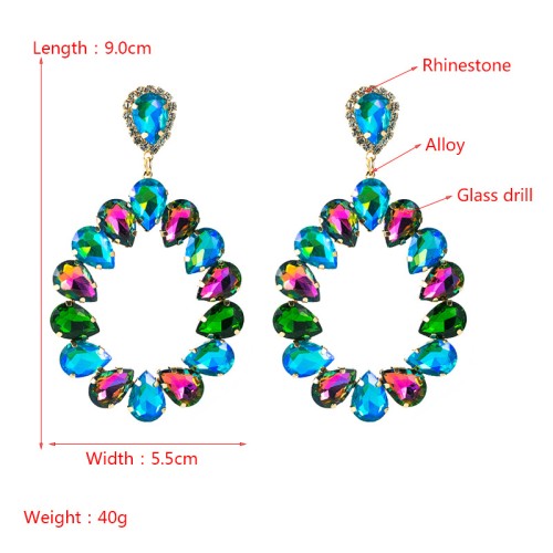 Fashion Jewelry Rhinestone Earrings For Women YWHME-750