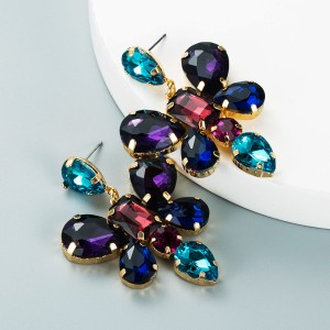 Fashion Jewelry Rhinestone Earrings For Women YWHME-751 