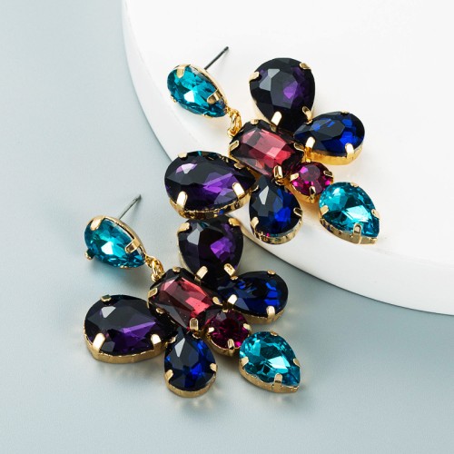 Fashion Jewelry Rhinestone Earrings For Women YWHME-751