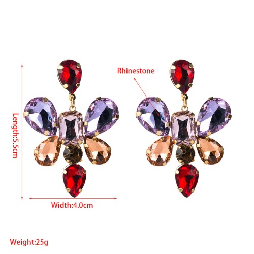 Fashion Jewelry Rhinestone Earrings For Women YWHME-751