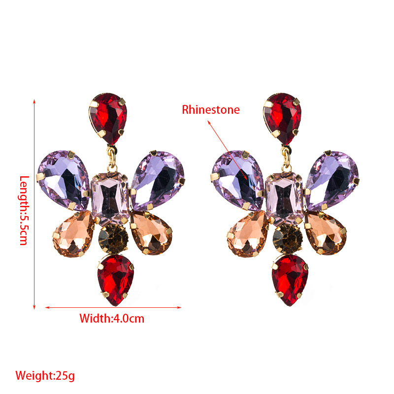 Fashion Jewelry Rhinestone Earrings For Women YWHME-751 